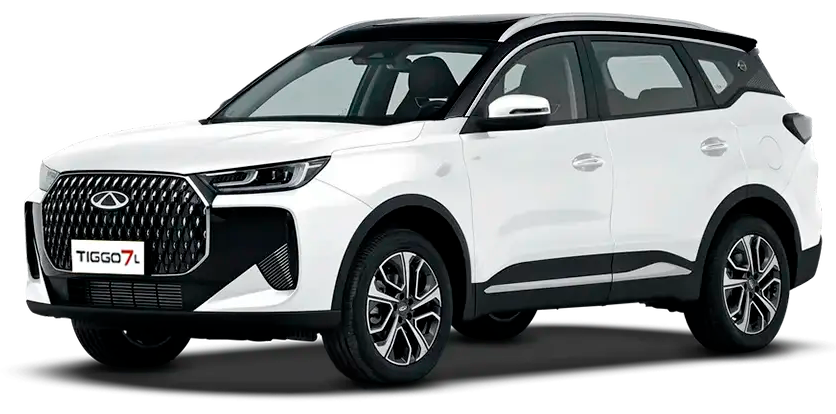 CHERY Tiggo 7L Белый с чёрной крышей